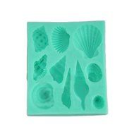 Yingwei Conch Shell Style Silicone Mould Cake Topper Decoration Fondant Sugarcraft N2