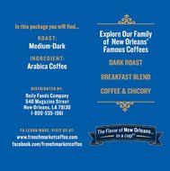 French Market Medium Dark Roast and Chicory Single Serve Cups Coffee, 12 Count (Pack of 6) N15