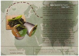Caza Trail Tea, Green Tea, 24 Single Serve Cups N3