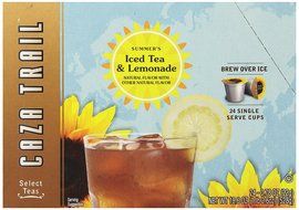 Caza Trail Tea, Green Tea, 24 Single Serve Cups N24