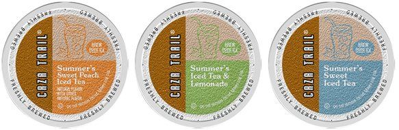 Caza Trail Tea, Green Tea, 24 Single Serve Cups N29