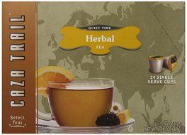 Caza Trail Tea, Green Tea, 24 Single Serve Cups N34