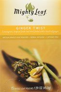 Mighty Leaf Tea Ginger Twist, Whole Leaf Pouches, 1.59 Ounces, 15 Count