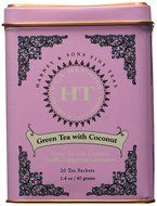 Harney and Sons Fine Teas, Green Tea with Coconut, 20 Sachets (Pack of 3) N3