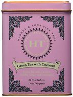Harney and Sons Fine Teas, Green Tea with Coconut, 20 Sachets (Pack of 3) N5
