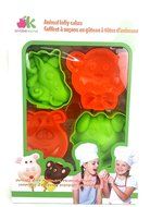 annabel karmel Animal Lolly Cakes - Child/Youth Silicone Baking Gift Set