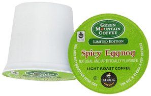 Green Mountain Coffee Spicy Eggnog K-Cups, 0.33oz - 48 Count N3