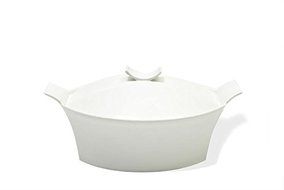 White Basics Collection, Monaco Oval Casserole, 22 oz, White