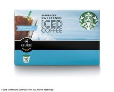 Starbucks Sweetened Iced Coffee, K-Cup for Keurig Brewers, 60 Count N2