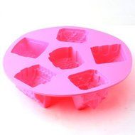 Cyqun(TM) Cute House Shape Silicone Cake Mold N2