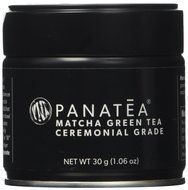 PANATEA Ceremonial Grade Matcha Green Tea Tin 100% Pure Japanese Matcha - 30 Grams (1 Month Supply) - All Natural...