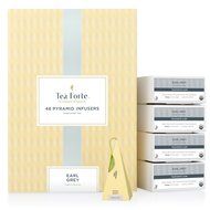 Tea Forte BULK PACK Earl Grey Black Tea, 48 Handcrafted Pyramid Tea Infusers