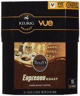 Keurig Vue Pack Tullys Coffee Espresso Roast - 16-pk.