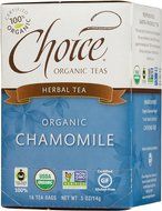 Choice Organic Caffeine Free Chamomile Herbal Tea, 16 Count Box