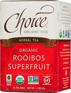 Choice Organic Caffeine Free Chamomile Herbal Tea, 16 Count Box N89