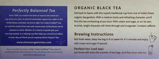 Choice Organic Caffeine Free Chamomile Herbal Tea, 16 Count Box N141