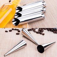 Mangocore 3pcs/lot Stainless steel spiral tube (anode) spiral baked croissants DIY essential Horn baking cake...