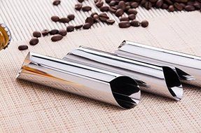 Mangocore 3pcs/lot Stainless steel spiral tube (anode) spiral baked croissants DIY essential Horn baking cake... N6