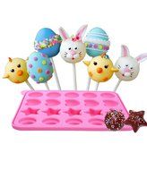 Q-life Silicone Non Stick Cake Bread Mold Silicone Flower Mold for Making Homemade Chocolate, Candy, Gummy, Jelly... N4