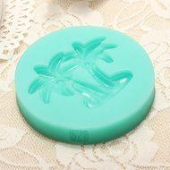 3D Silicone Coconut Palm Cake Mold Fondant Sugar Decoration N2