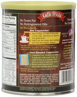 Caffe D'Vita Hazelnut Cappuccino, 1-Pound Cans (Pack of 6) N4
