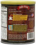 Caffe D'Vita Hazelnut Cappuccino, 1-Pound Cans (Pack of 6) N7