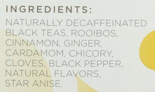 Tazo Decaf Chai Black Tea, 20 ct N6