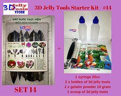 3D Jelly Tools Starter Kit - Type 14 - 3D Gelatin Art Tools - 10 pcs/set