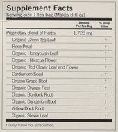 Yogi Skin DeTox Tea, Soothing Rose Hibiscus, 16 Tea Bags (Pack of 6) N9