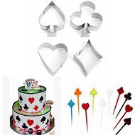 Cookies Cutter Mould Cake Biscuit Pastry Baking Stainless Steel 4 Pcs Poker shopping N6