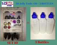 3D Jelly Cake Tools - Type 10 and 3 Bottle 3D Jelly Tools not include needle