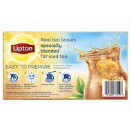 Lipton Family-Sized Black Iced Tea Bags, Decaffeinated Unsweetened 48 Count (Pack of 3) N2