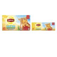 Lipton Family-Sized Black Iced Tea Bags, Decaffeinated Unsweetened 48 Count (Pack of 3) N5