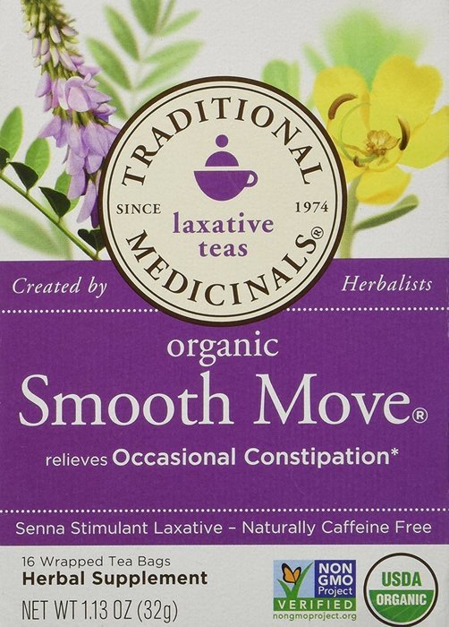 Traditional Blends Tea's-Smooth Move Traditional Medicinals 16 Bag, Net Wt. 1.13 Ounce