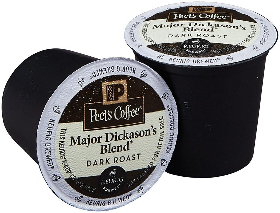 Peet's Coffee Major Dickasons Single Cup Capsule, 96-Count (6 boxes of 16 count each) N2