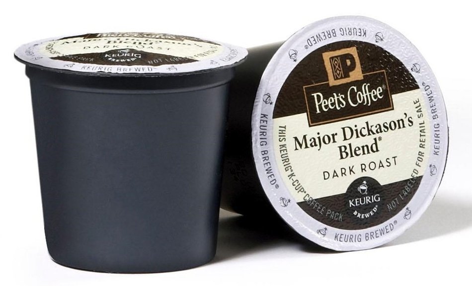 Peet's Coffee Major Dickasons Single Cup Capsule, 96-Count (6 boxes of 16 count each) N3
