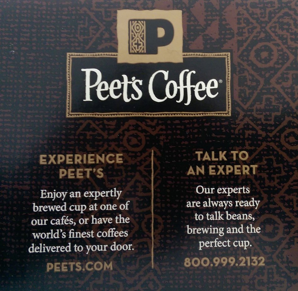 Peet's Coffee Major Dickasons Single Cup Capsule, 96-Count (6 boxes of 16 count each) N4