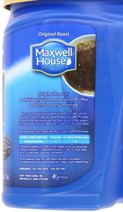 Maxwell House Original Roast Good to the Last, 42.5 Ounce N5