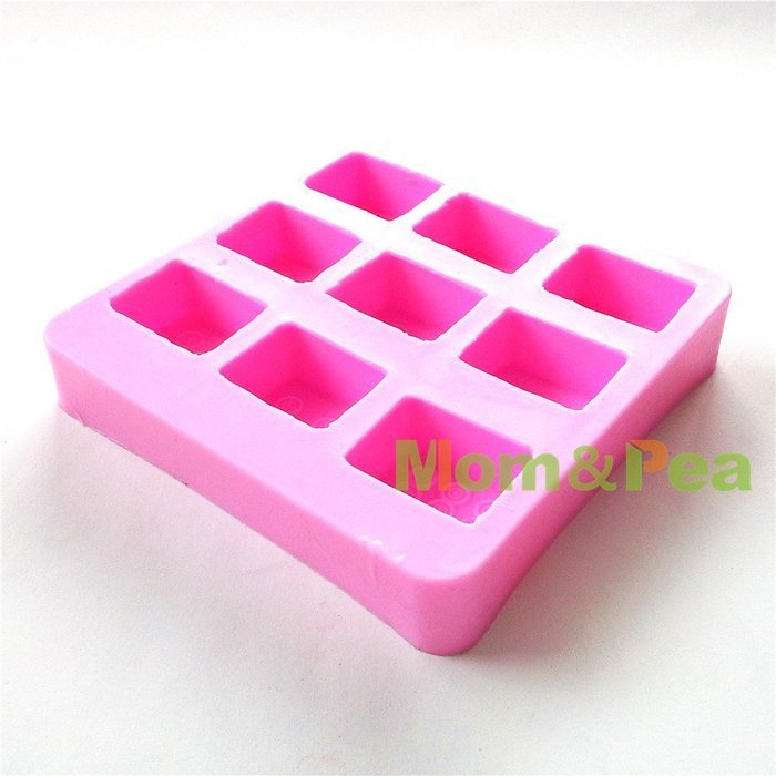 Mom&pea 0612 Mahjong Bing Shaped Silicone Mould for Fondant Cake Sugar Paste Cake Decoration 3d Cake Toppers Mold... N5