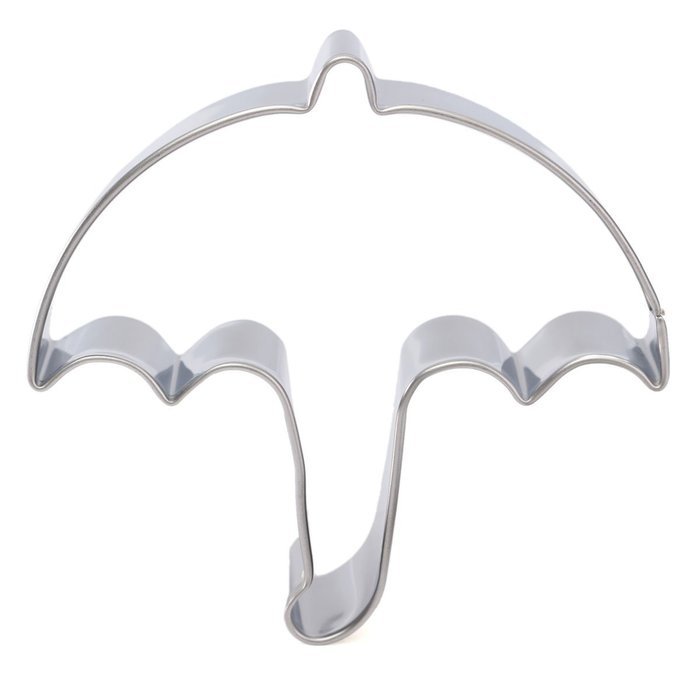 Umbrella Shape Cookies Biscuit Cake Cutter Fondant Baking Mold Mold Stainless Steel