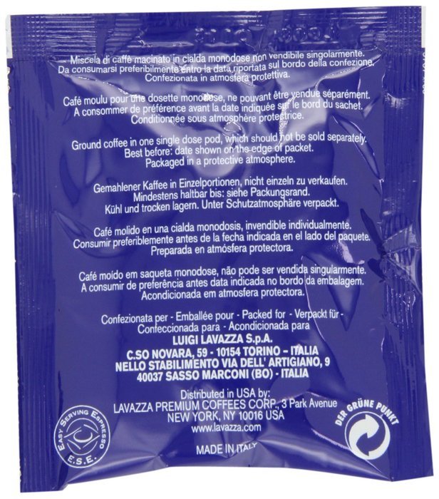 Lavazza Gran Crema Espresso, Single Dose Pods (Pack of 150) N2