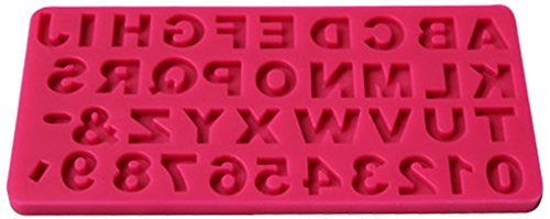 NY CAKE SM10340 Number and Letter Silicone Cake Mold