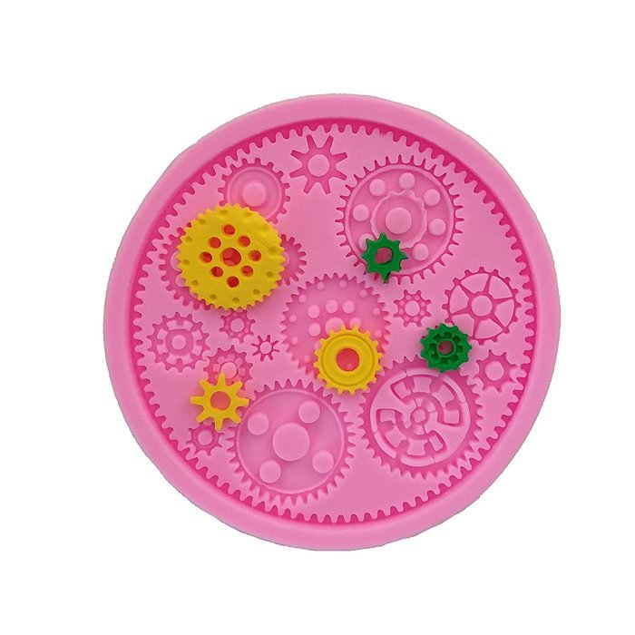 Wocuz WZ1230 Button Shape Silicone Mold Fondant Mold Cupcake Cake Top Decoration Tool Cake Side Decorating Mold