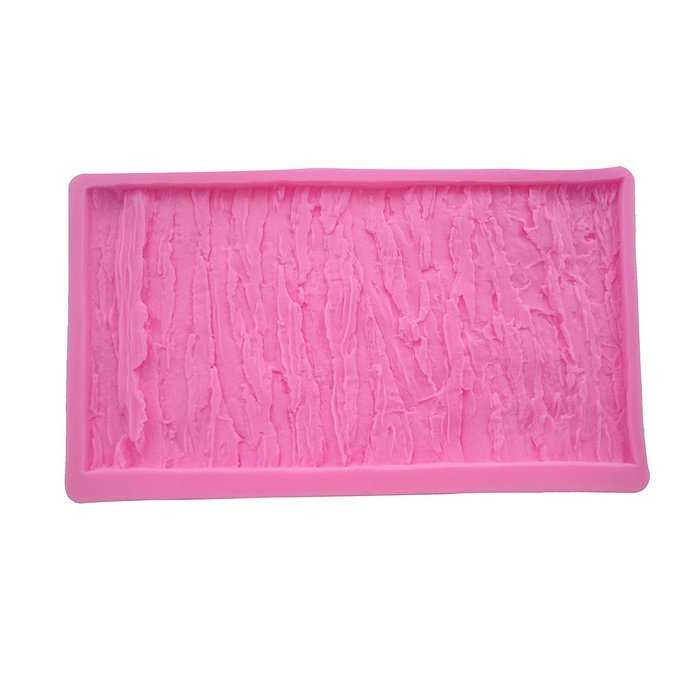 Wocuz WZ1509 Tree Bark Shape Silicone Fondant Mold for Cake Side Decoration