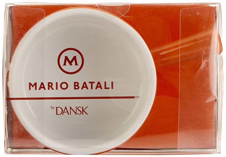 Mario Batali by Dansk Stoneware 8.5-Inch Oval Au Gratin, White N11