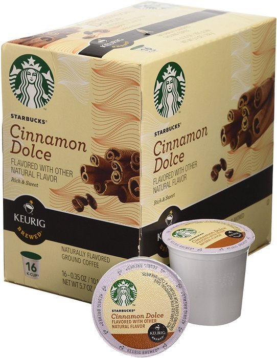 Starbucks Cinnamon Dolce K Cups 0.35oz 16 count N2