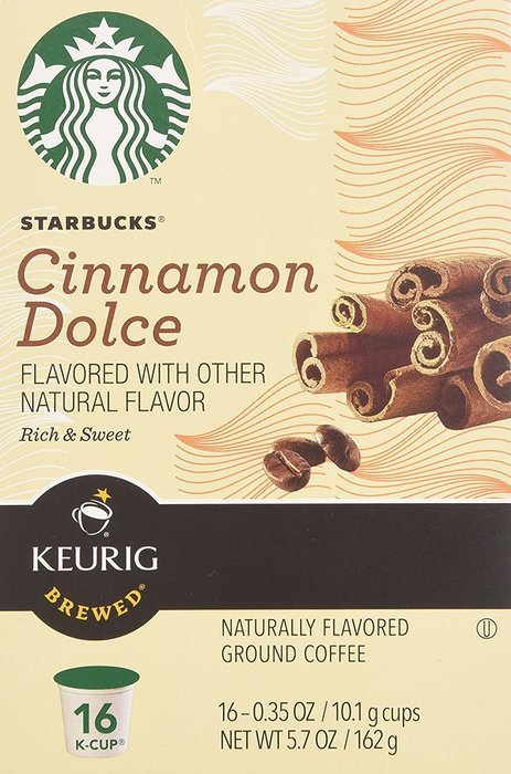 Starbucks Cinnamon Dolce K Cups 0.35oz 16 count N6