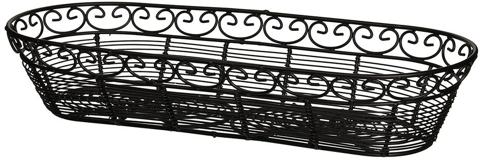 Tablecraft (BK21815) 15" Oblong Mediterranean Series Basket