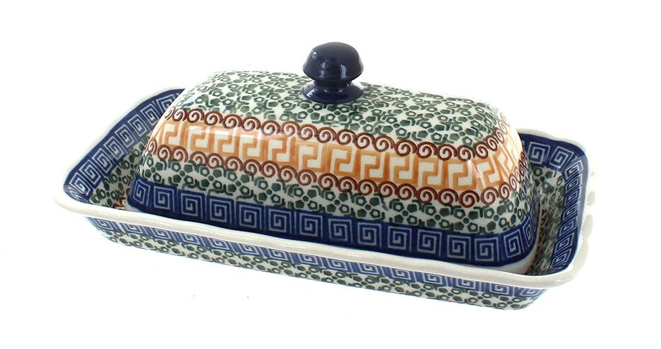 Polish Pottery Athena Butter Dish