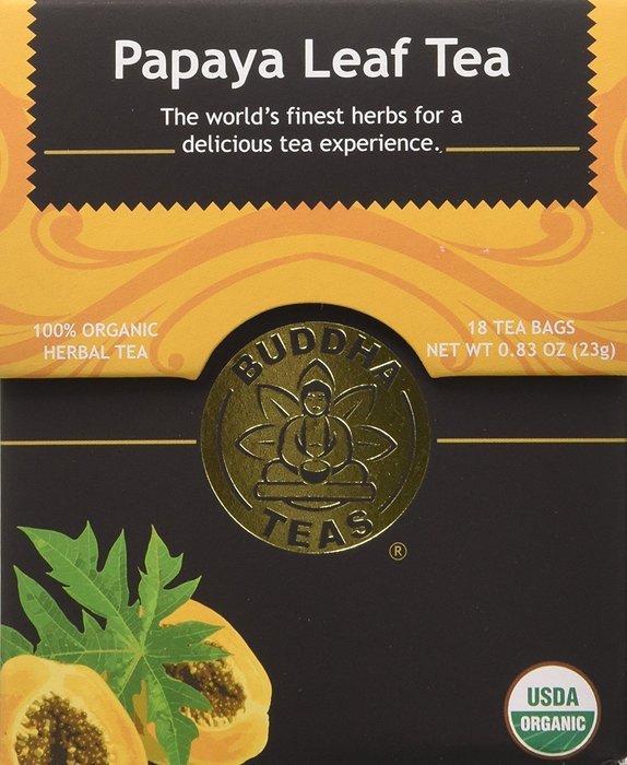 Papaya Leaf Tea - Organic Herbs - 18 Bleach Free Tea Bags